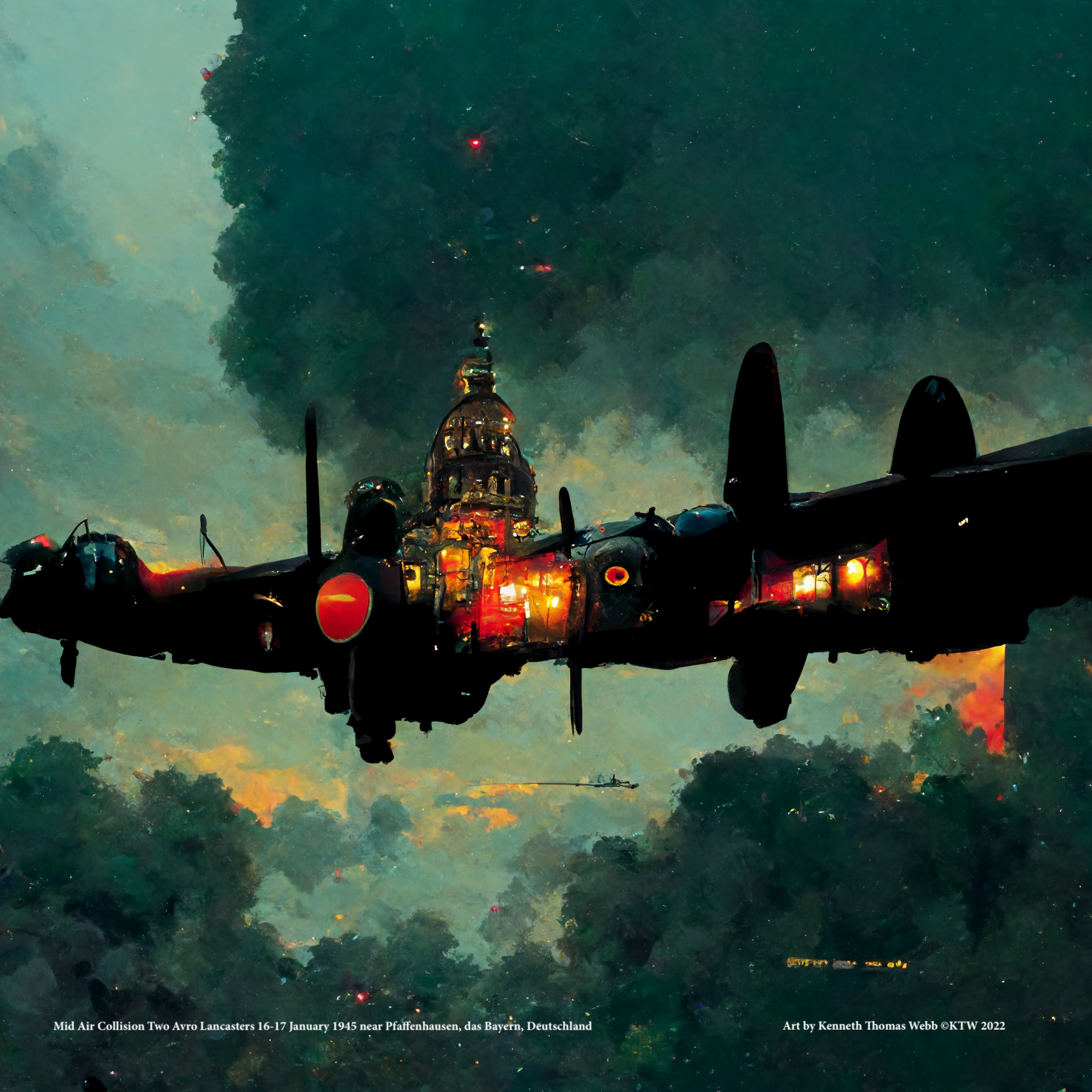 Mid Air Collision Two Avro Lancasters 16-17 Jan 1945 by KTW 6.10.2022.png