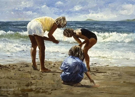 Beachcombing Painting.JPG