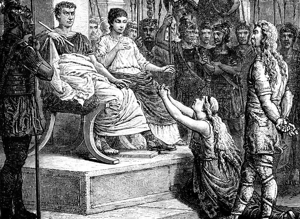 Caractacus before Claudius & Aggrippina 2020-10-26.gif
