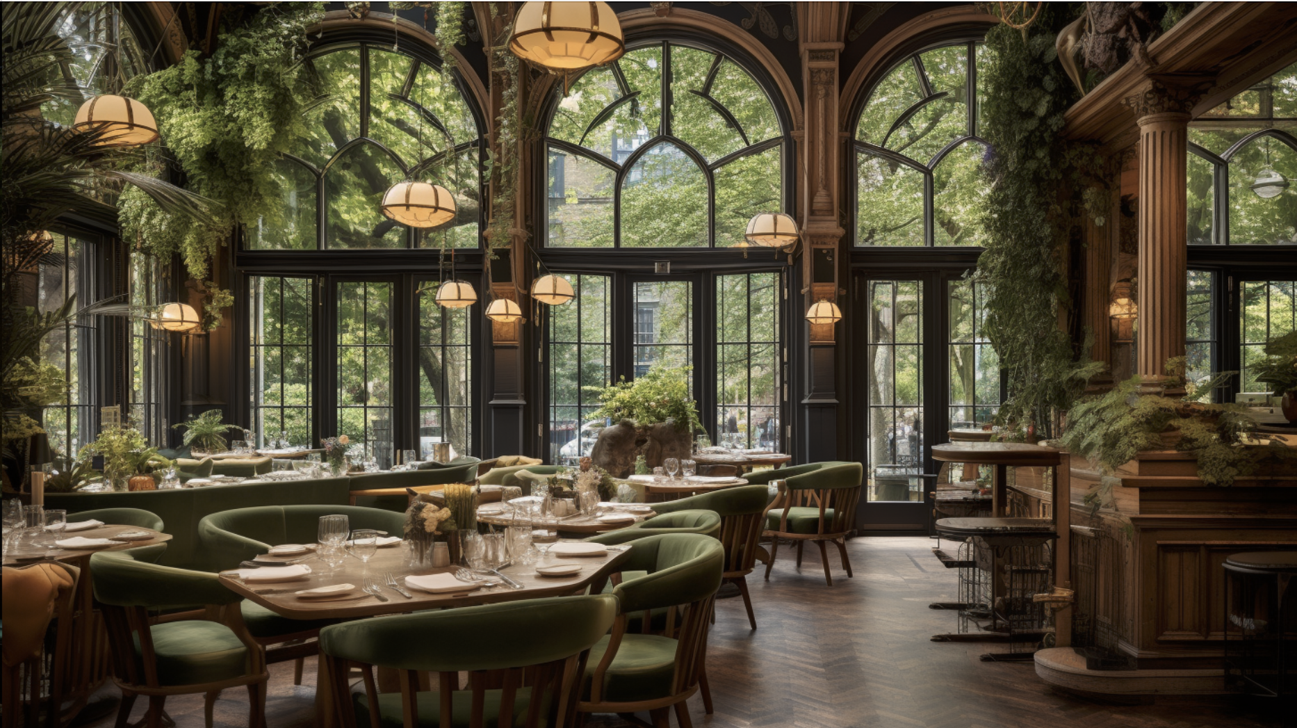 Avignon ~ A Leafy Restaurant, London 2009