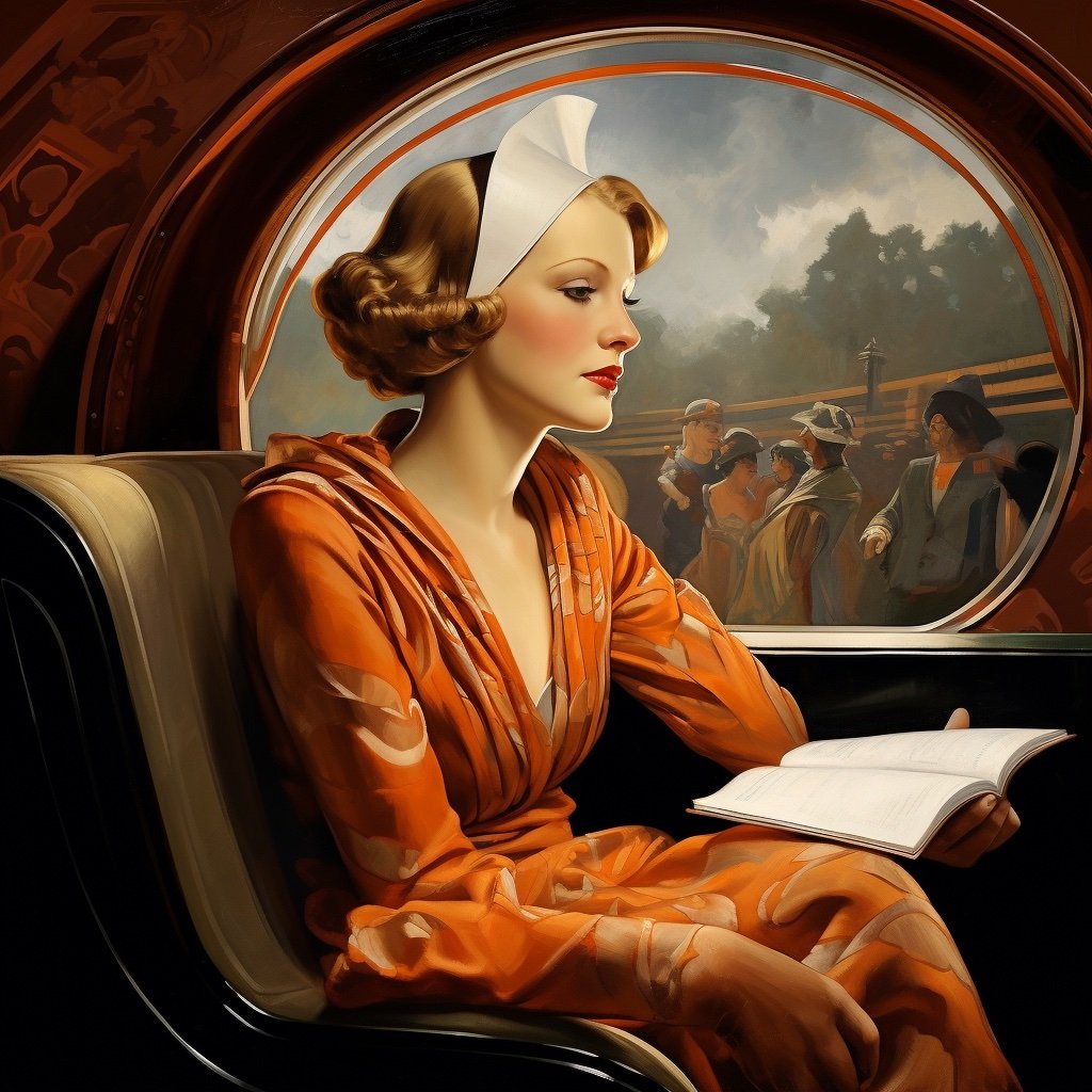 Art Deco Lady 1940 Train 4.jpg