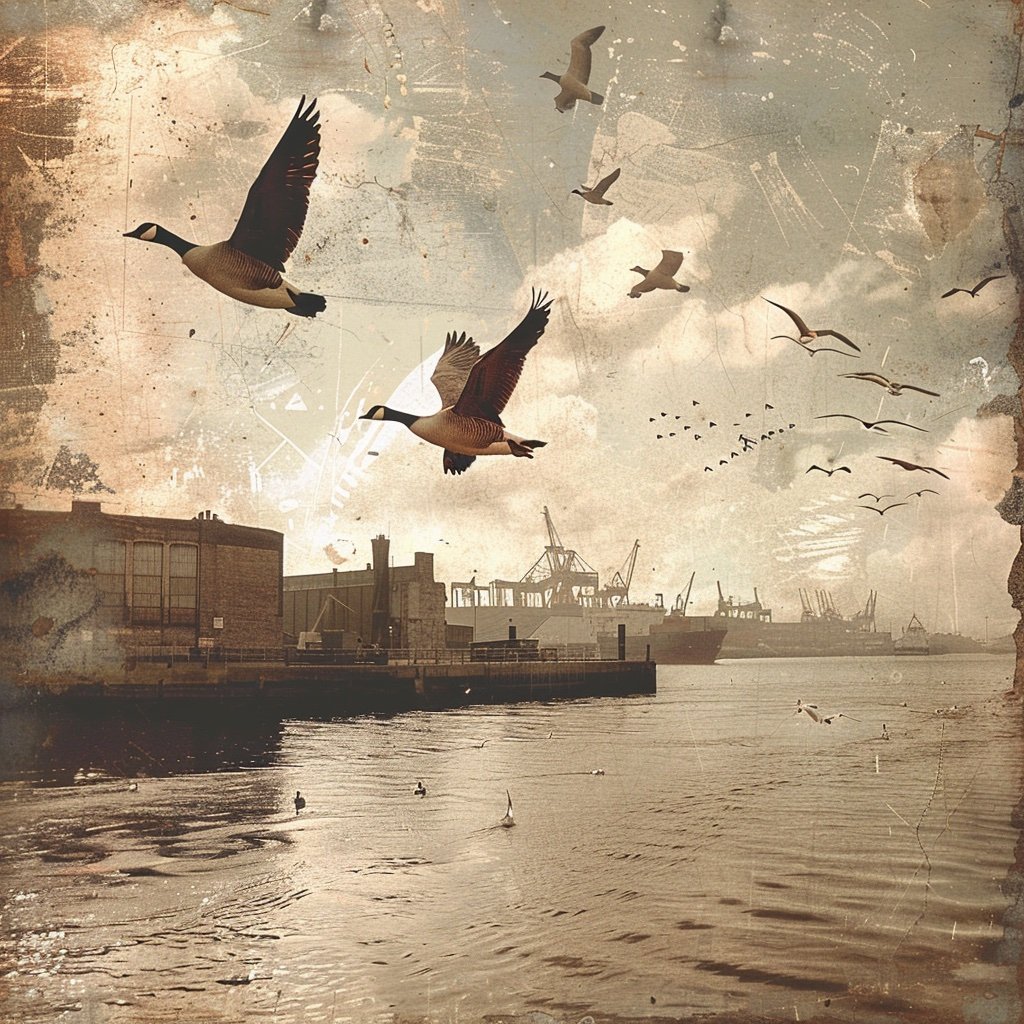 Geese Over Liverpool Docks 3.jpg