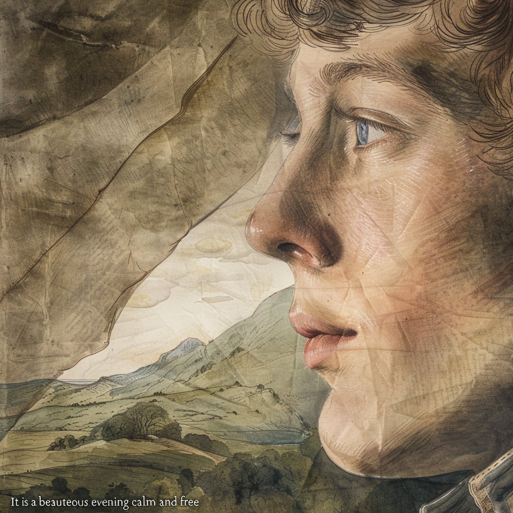 WORDSWORTH ~ It Is A Beauteous Evening Calm and Free (1802)
