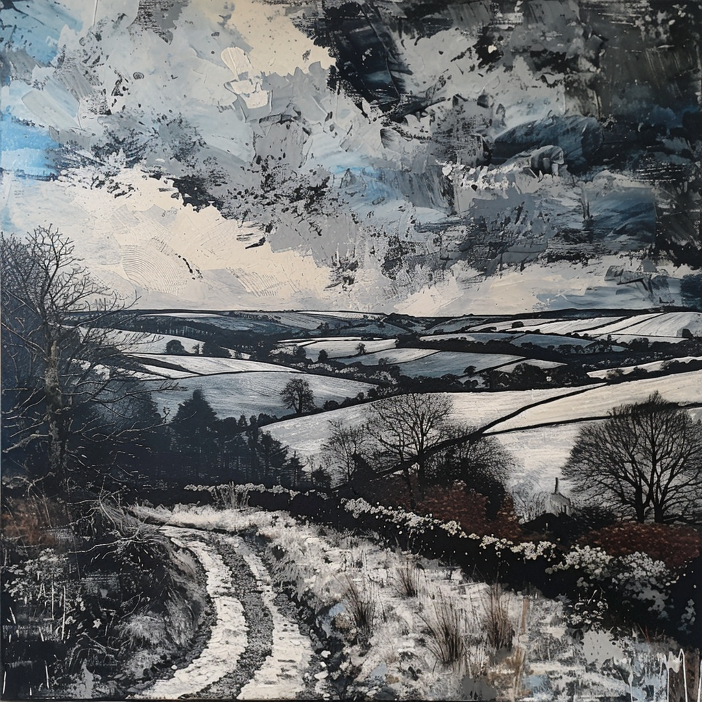 Portrait of Cotswolds on Canvas in Winter 5.png