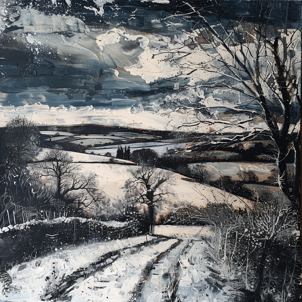 Portrait of Cotswolds on Canvas in Winter 11.png