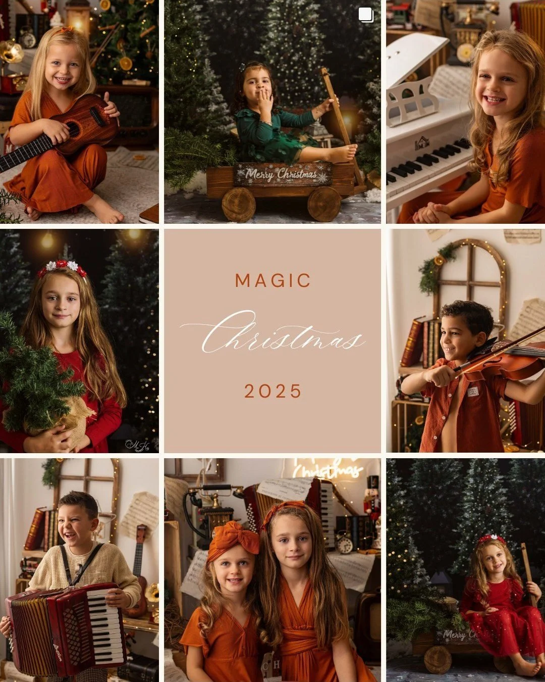 ✨ La magia del Natale &egrave; gi&agrave; qui&hellip; ✨

Ogni giorno in studio si respira un&rsquo;atmosfera speciale: musica, risate, lucine calde e piccoli occhi che brillano davanti ai nuovi set di quest&rsquo;anno 🎄
Li ho pensati, sognati e crea