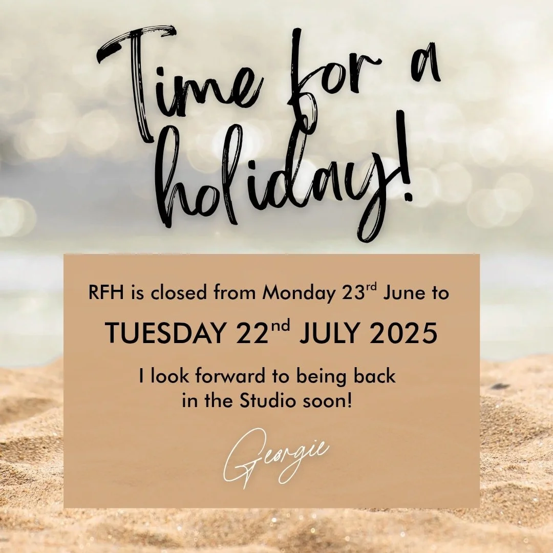 We are now closed for a little family holiday and will be back in the Studio on Tuesday 22nd July! ☀️

We'll be trekking up to Far North Qld which means we will be spending a bit of time off-grid. Any enquiries for future orders can be emailed to geo