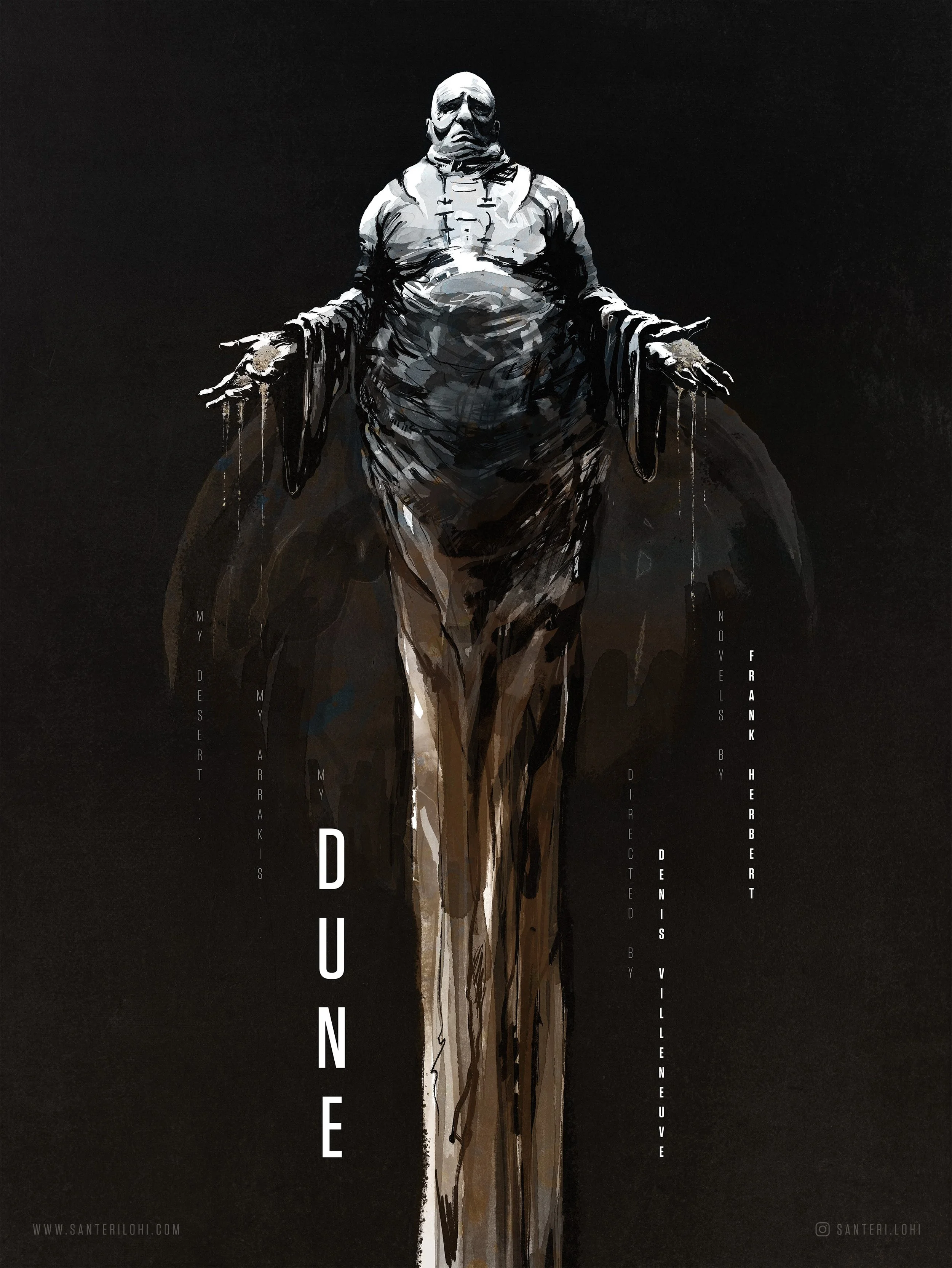 Dune (2021) Baron Harkonnen Poster — Santeri Lohi