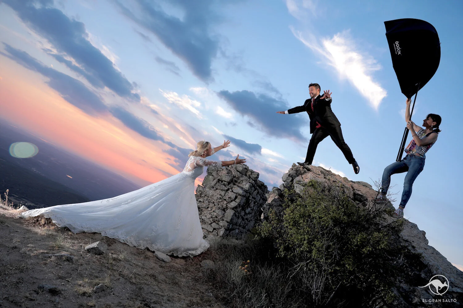 Así se hizo una postboda en la montaña en Talavera de la Reina