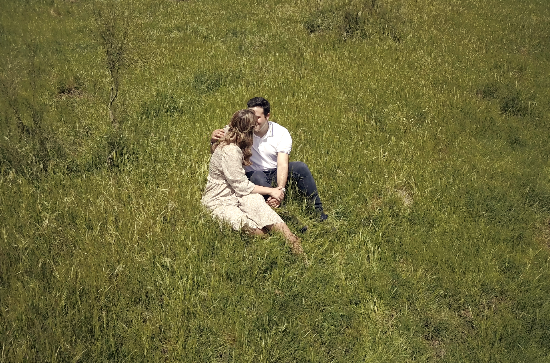Preboda con dron cerca de Talavera: Priscila y Roberto