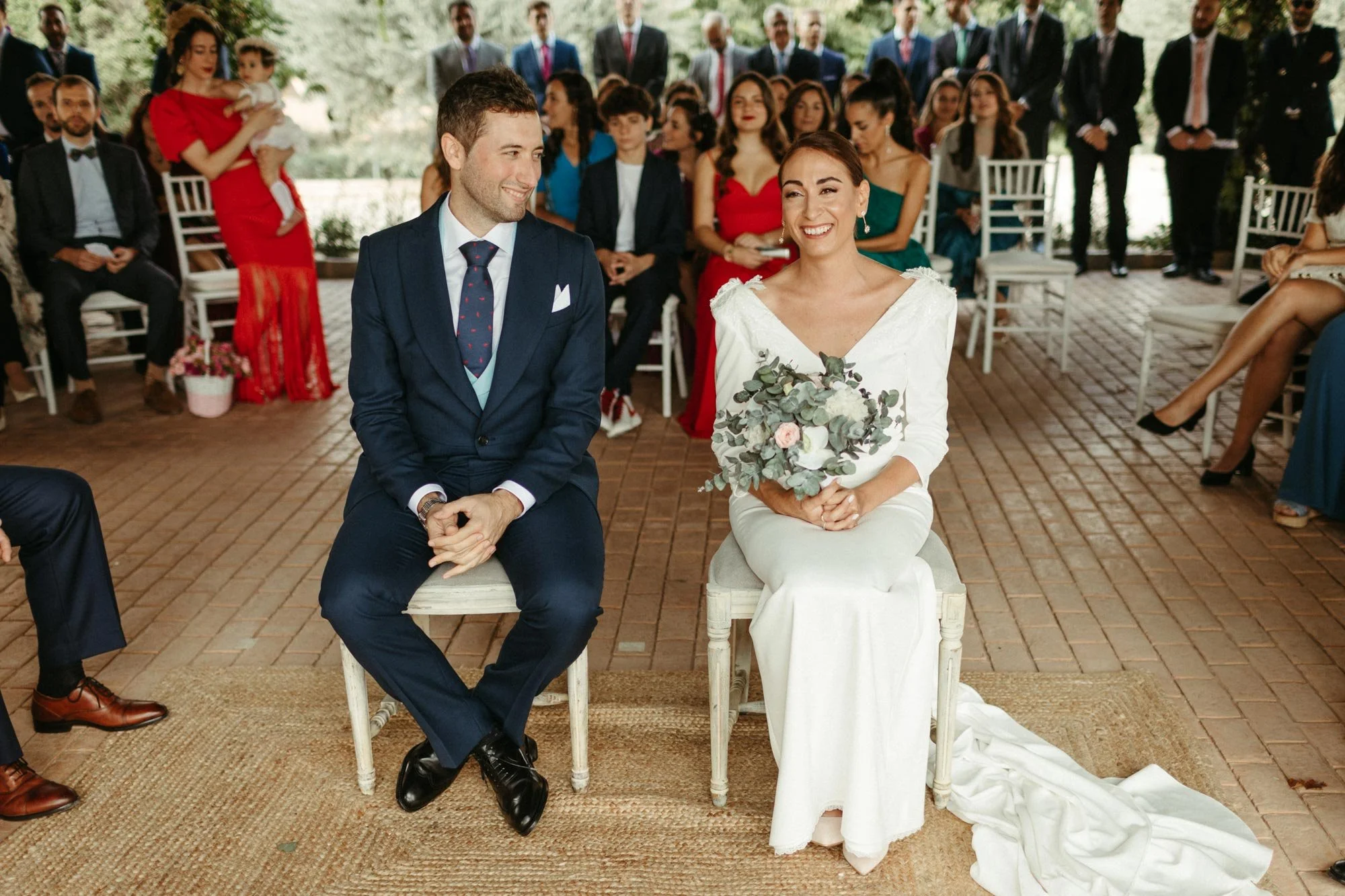 Fotografía de ceremonia de boda realizada por fotógrafo de bodas en Toledo