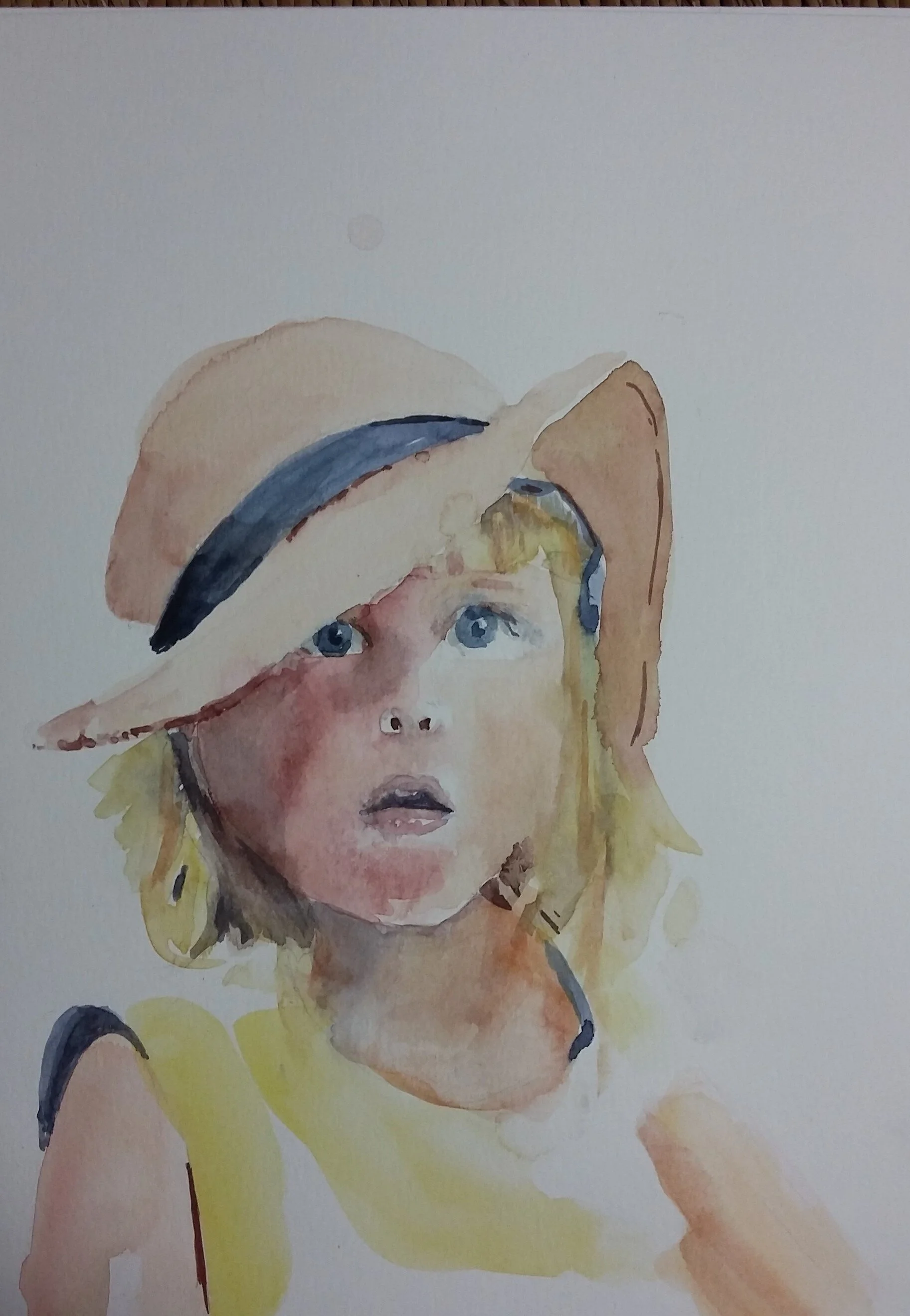 Sigrid au chapeau de paille