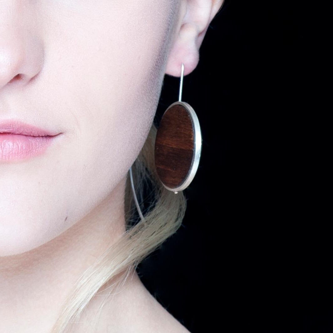 Not bad for the first few days in business. Thanks a million guys for all of your support&hearts;️🌺 .
.
.
Photo: @courtney.kincaid_2
.
[ RIVETED CIRCULAR EARRINGS / BASSWOOD + STERLING ]