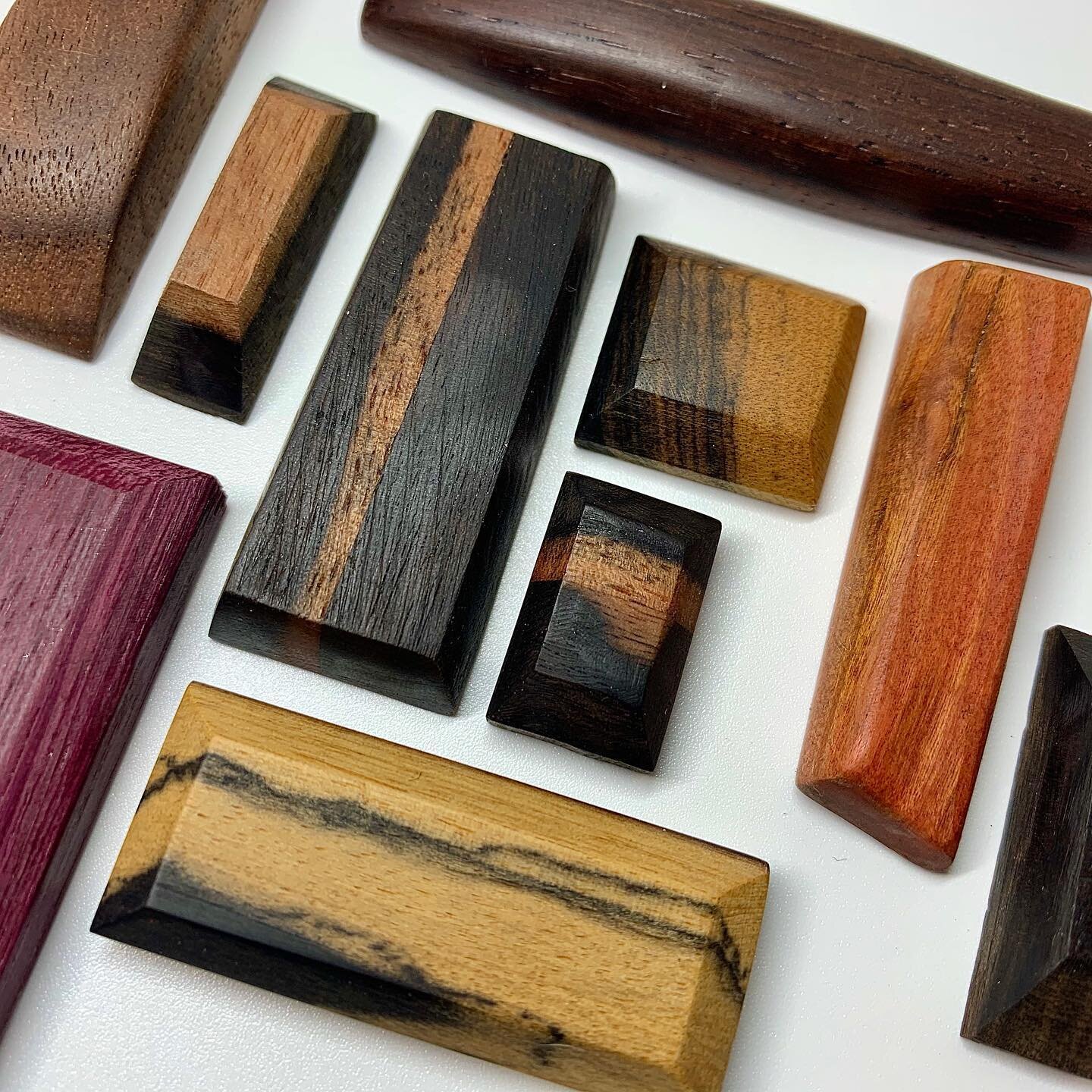 Working with new hardwoods: Koa, Purple Heart &amp; Malaysian Blackwood🖤