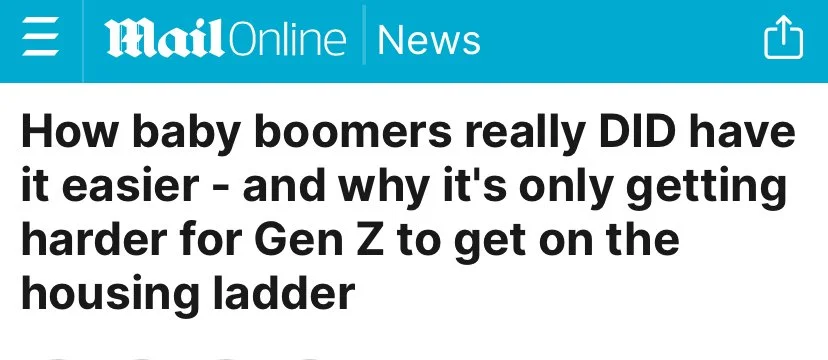 How baby boomers really DID have it easier - and why it's only getting harder for Gen Z to get on the housing ladder  Daily Mai.jpeg
