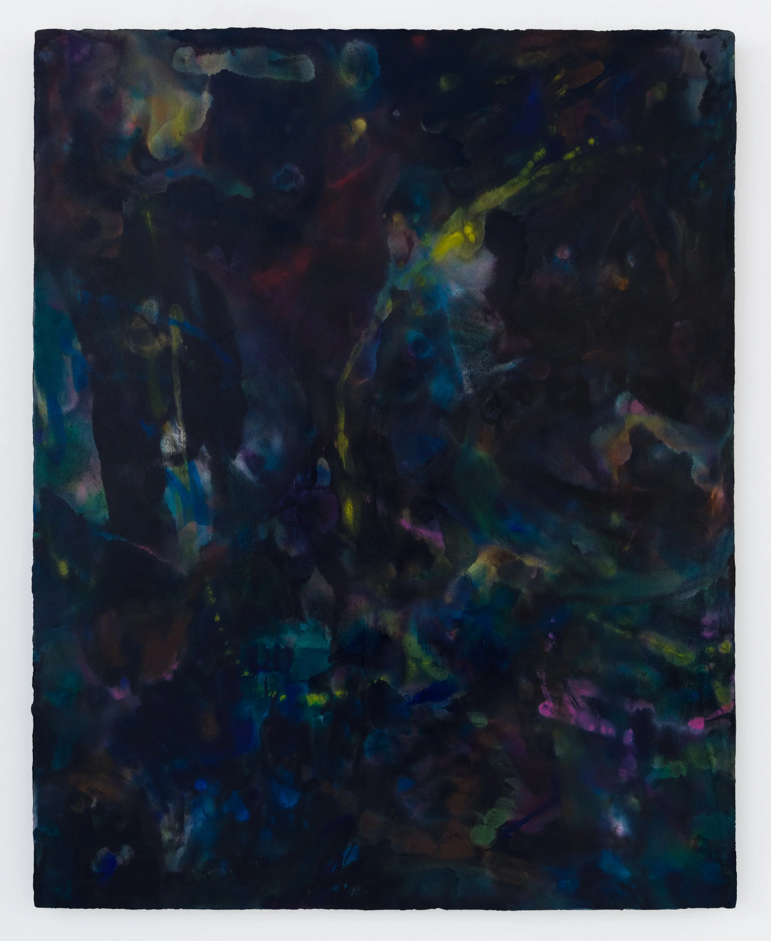 Tzimtzum (Ricochet), 2026 
Acrylic on panel 
50 x 40 inches