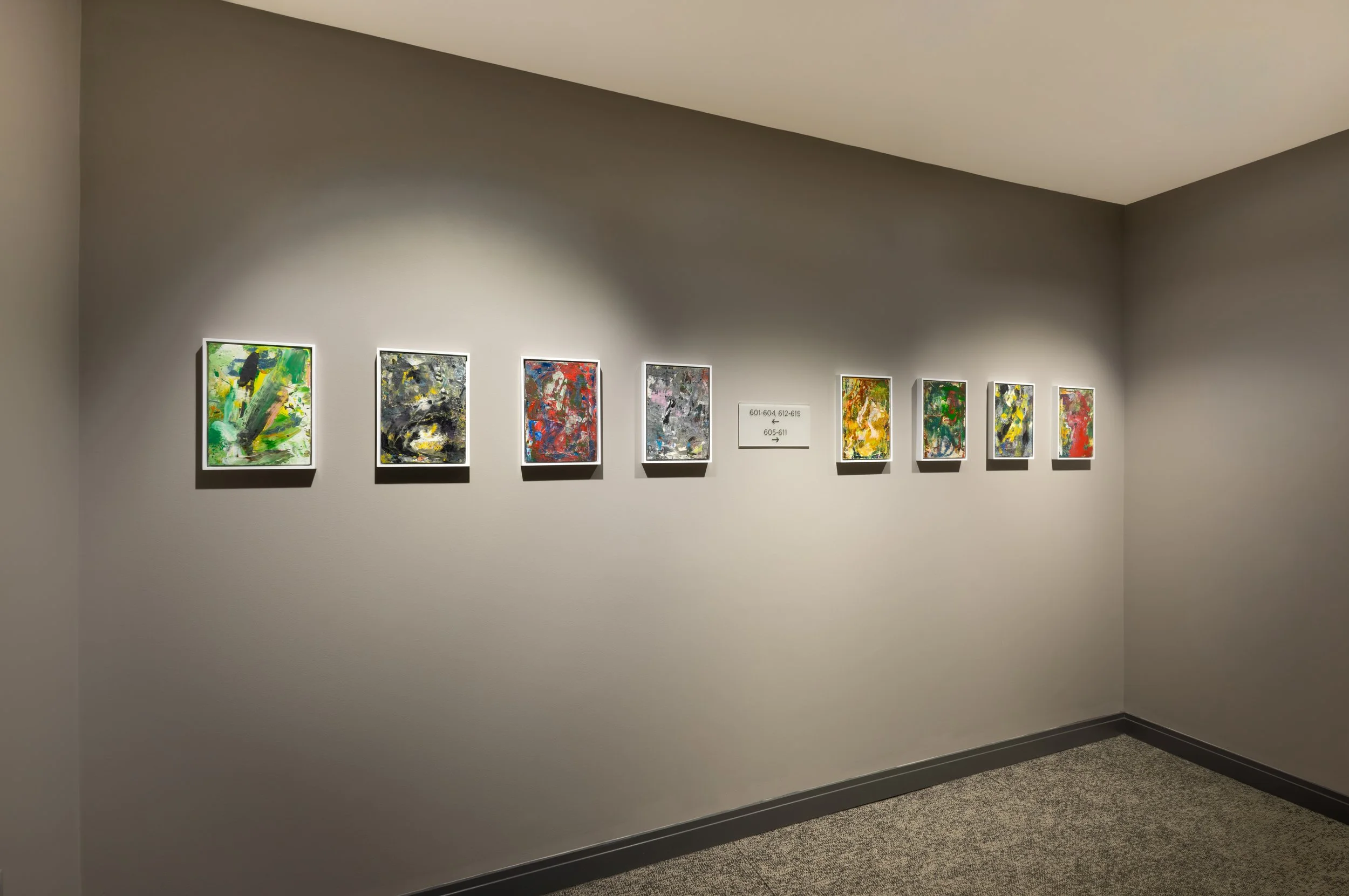 "Oil, Pigments, Mica, Steel," 2026 
The Oakman Condominiums 
Jersey City, NJ 
(Photo: Art Photo Biz)