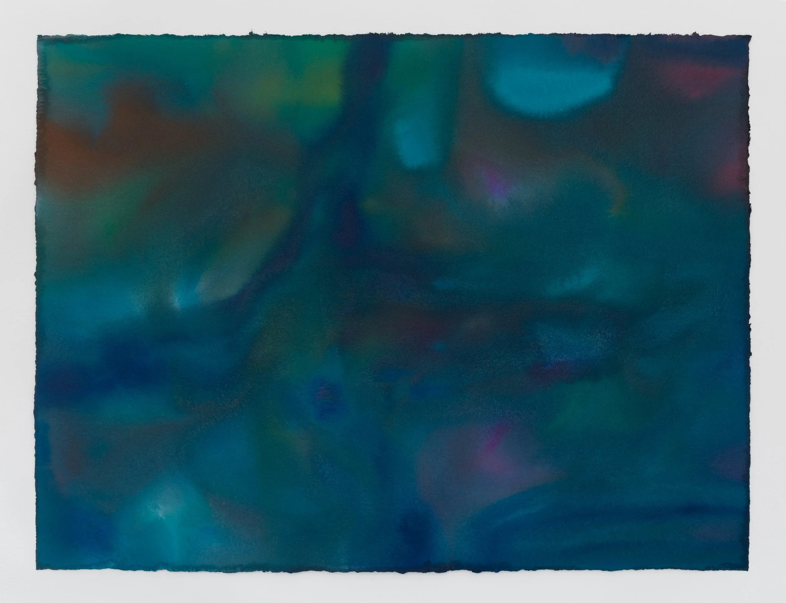 Psychic Geography 3, 2025 
Acrylic on paper 
22 x 30 inches