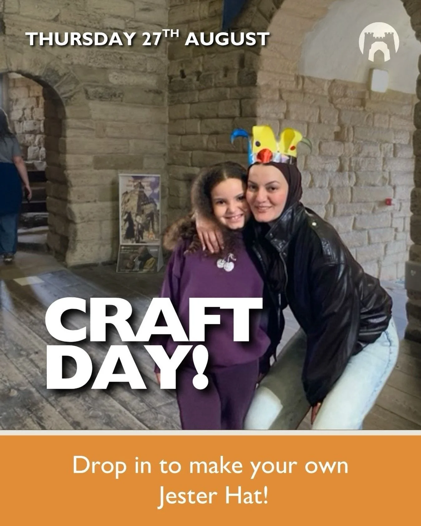 🚨TODAY: CRAFTS IN THE KEEP🚨

12:30-2:30pm 🎨🥳

#crafts #diy #newcastle #daysout #familyfun