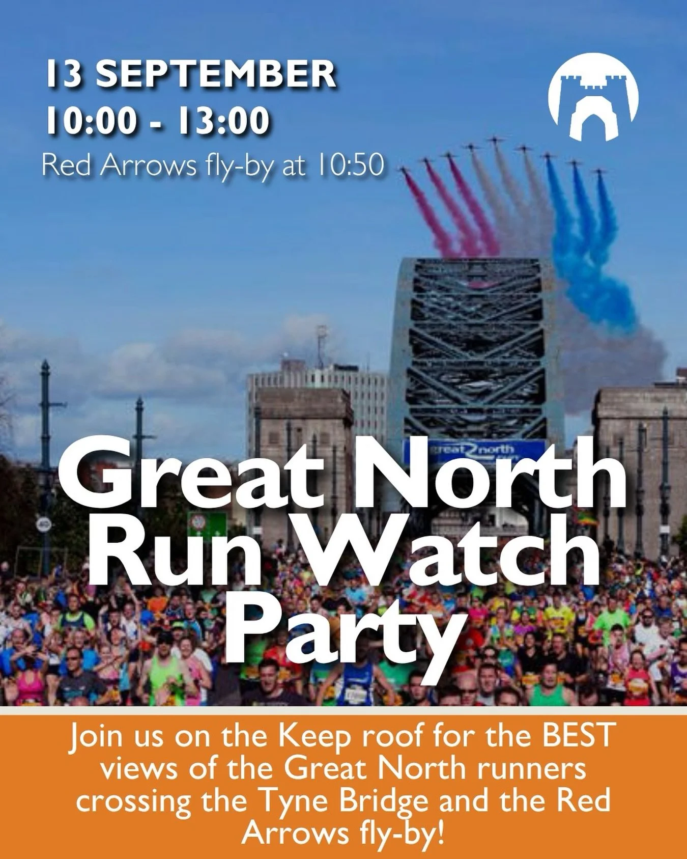 🚨 GREAT NORTH RUN WATCH PARTY 🚨

#newcastle #greatnorthrun #toon #watchparty #newcastleupontyne 

*Image by the Chronicle