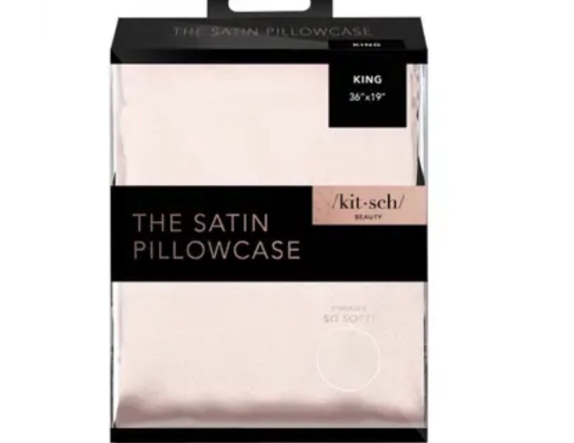 Satin Standard Pillowcase-Blush