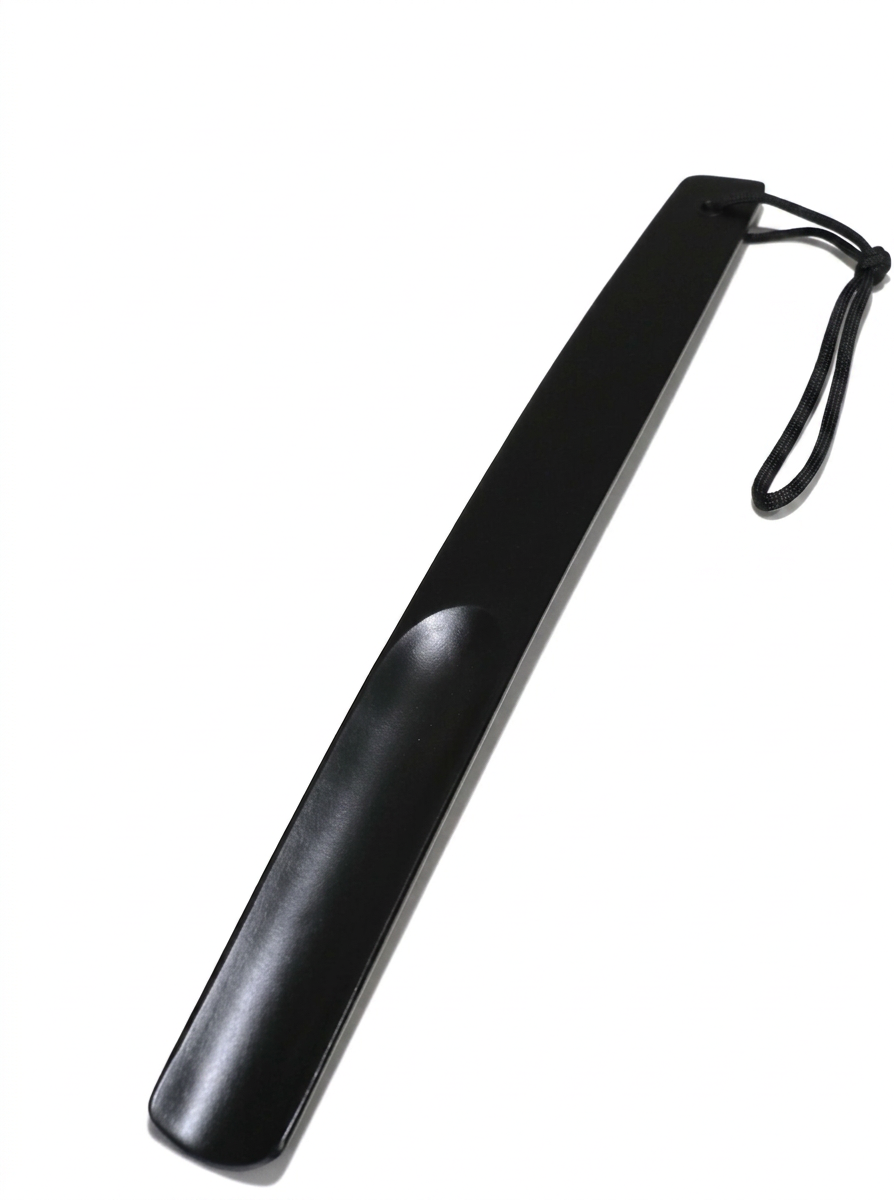 Wooden Shoe Horn - Black