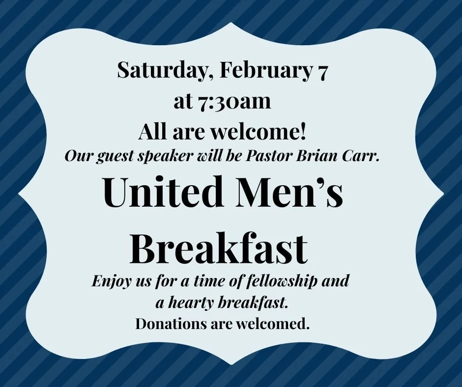 United Methodist Men's Breakfast 