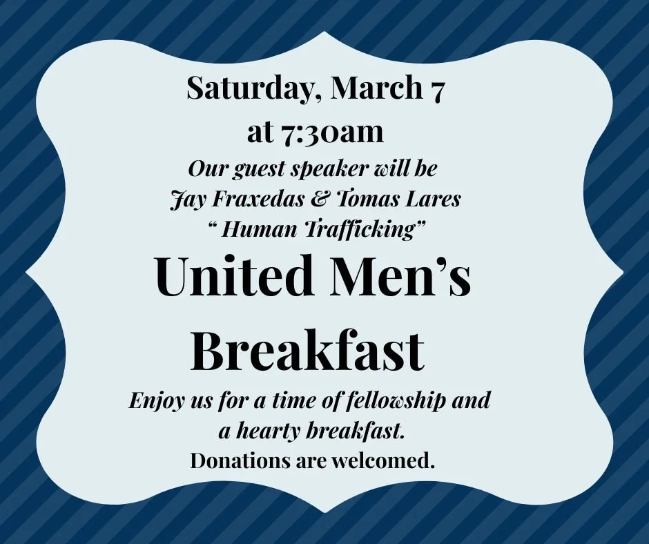 United Methodist Men's Breakfast 