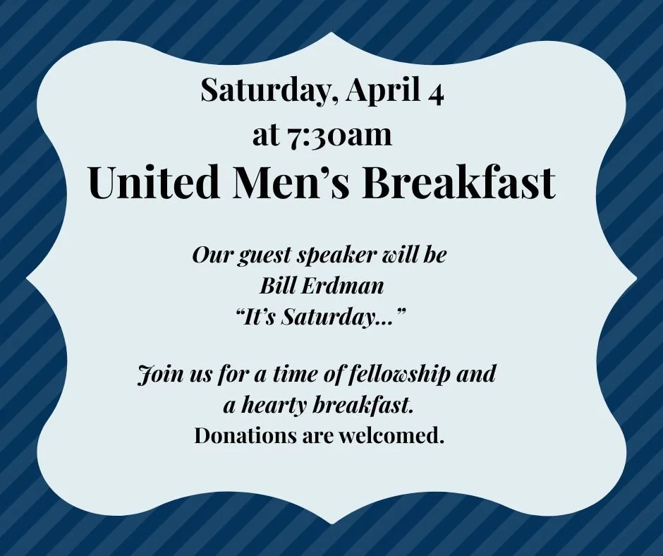 United Methodist Men's Breakfast 