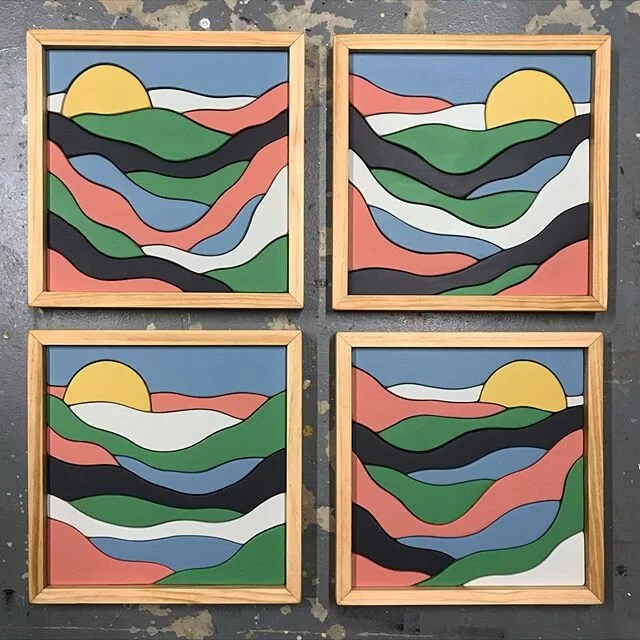Four limited edish size 12&rdquo;x12&rdquo; pieces available for Shop Local Saturday! $125 each with free shipping.