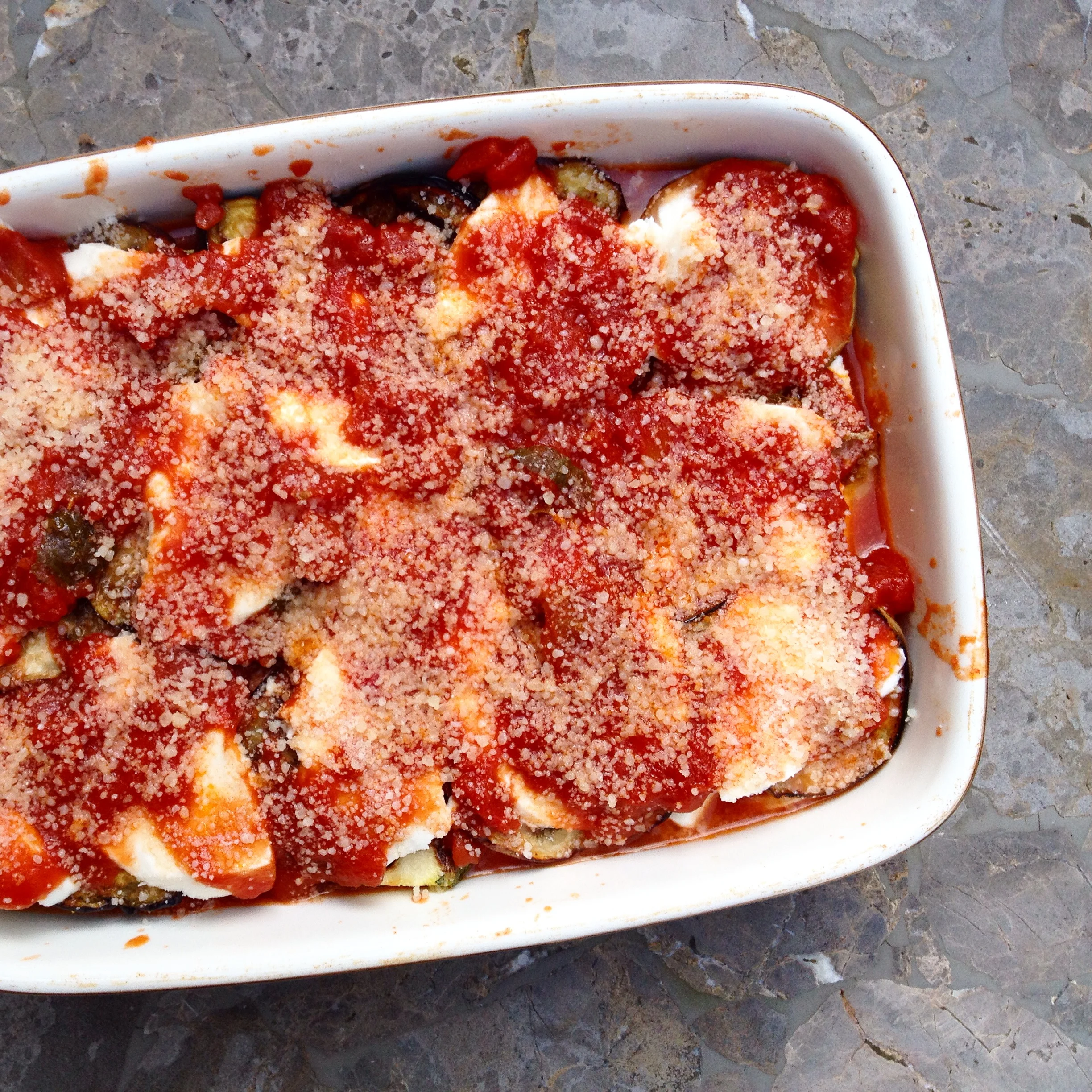Summer Vegetable Parmigiana