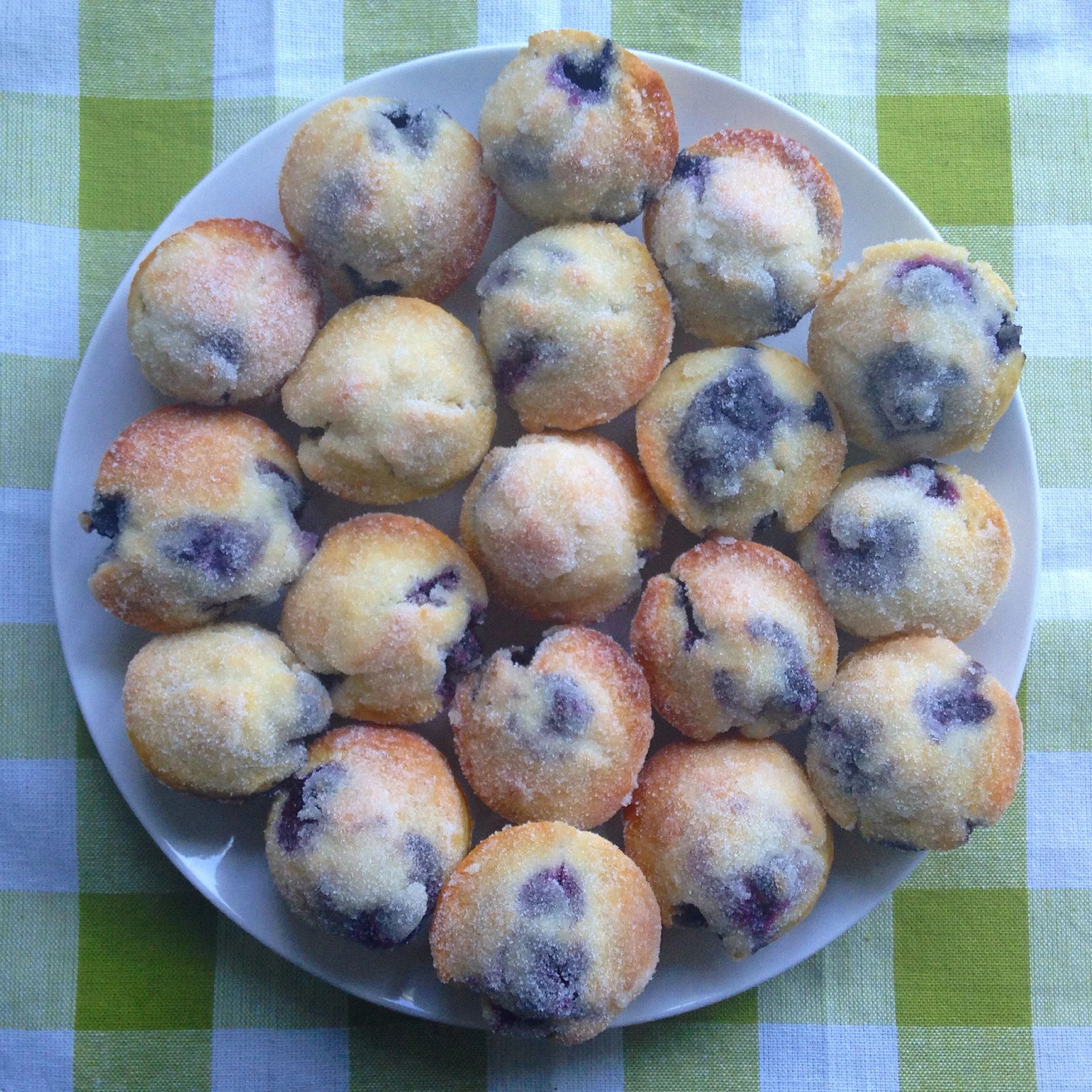 Mackinac Island Blueberry-Lemon Muffins