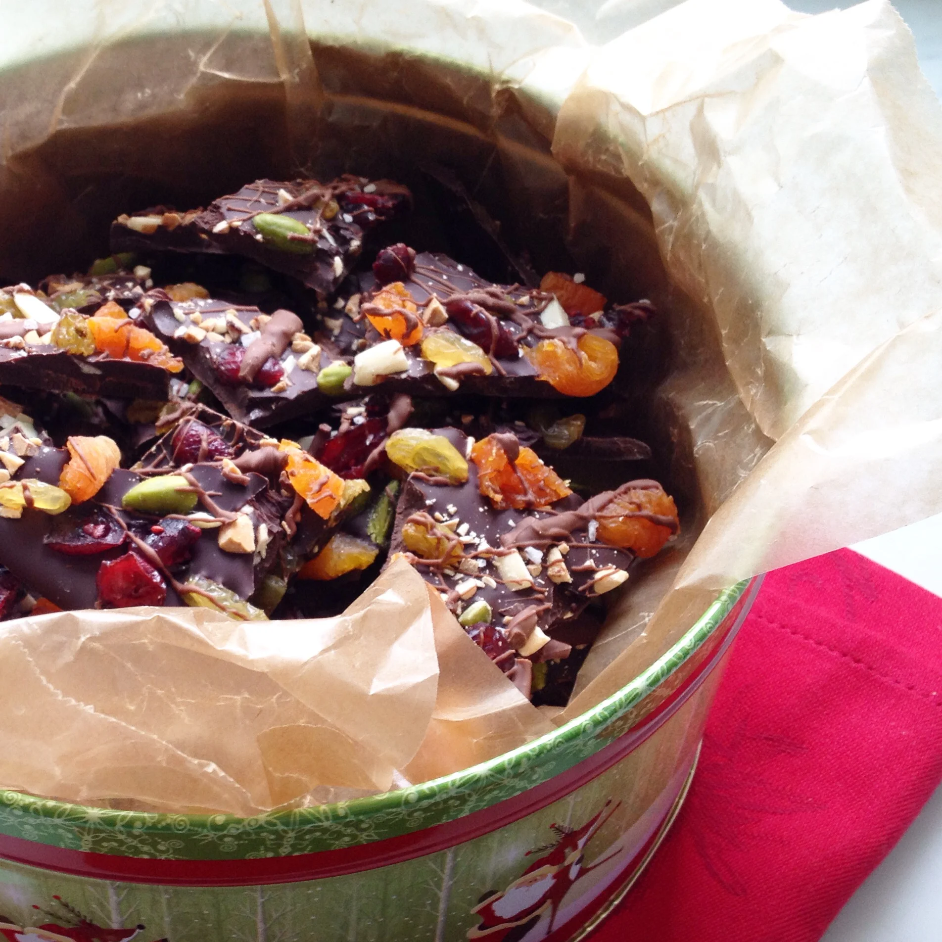 Italian(ish) Chocolate Bark