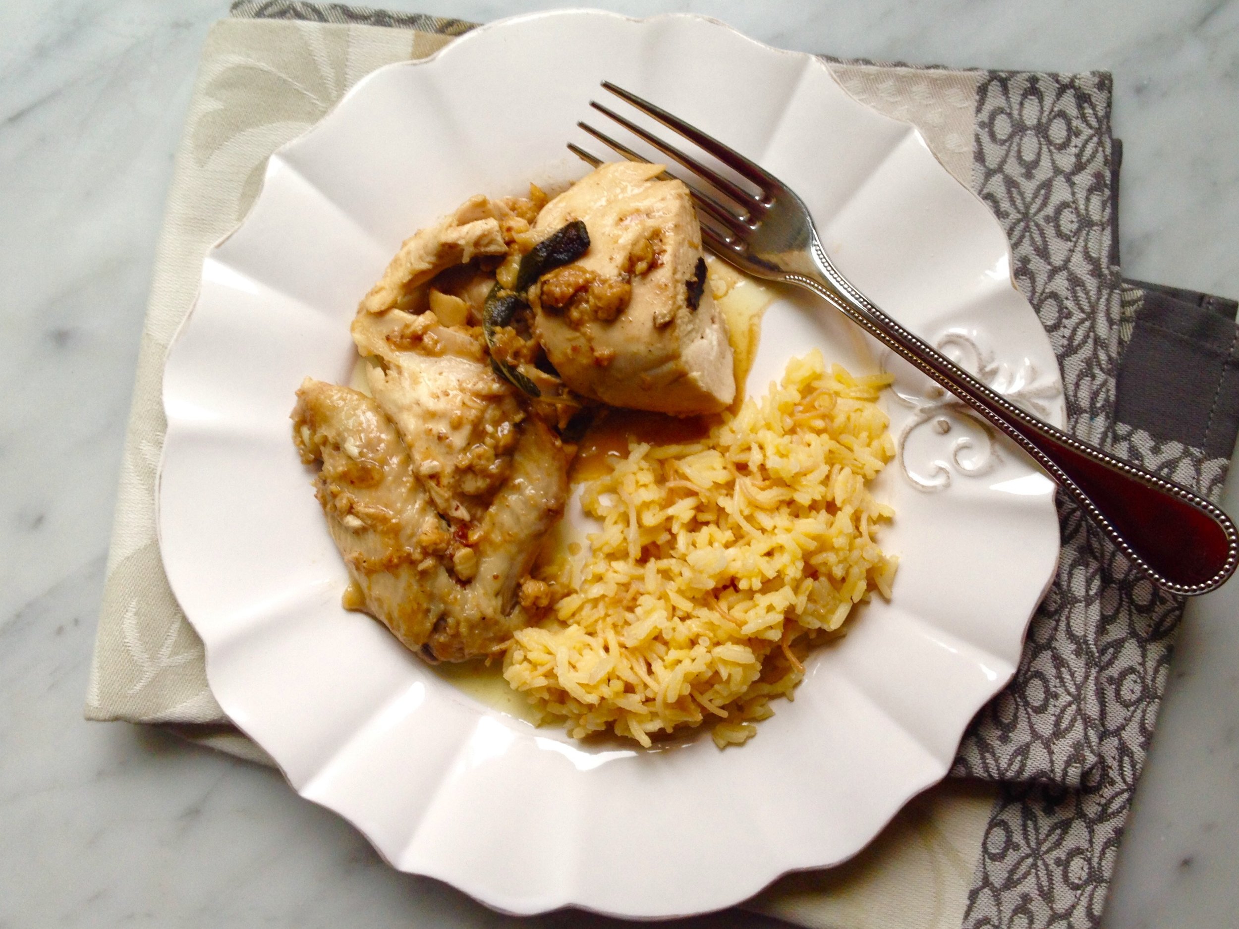 London River Cafe's Chicken in Milk