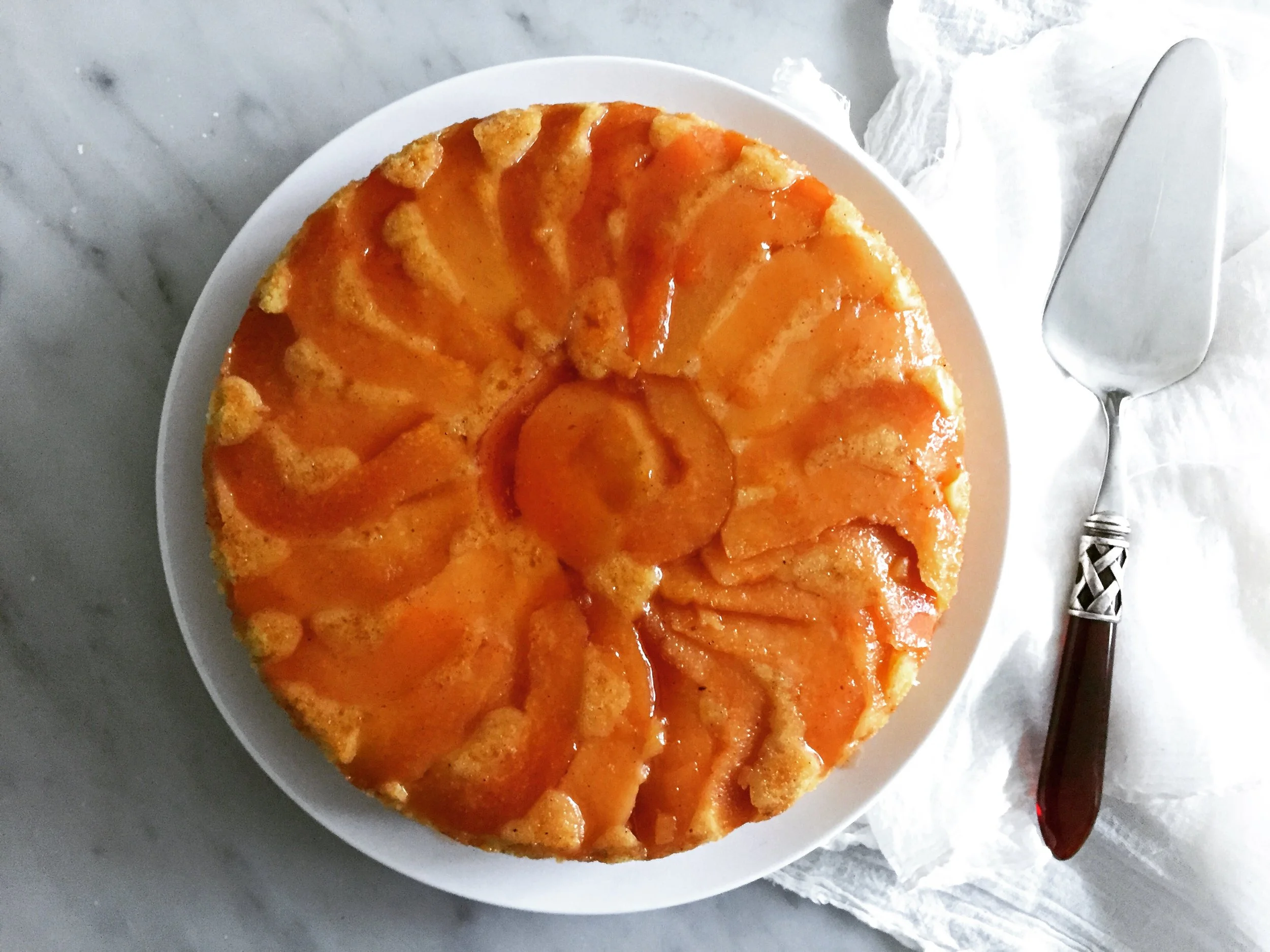 Quince and Ginger Olive Oil Cake