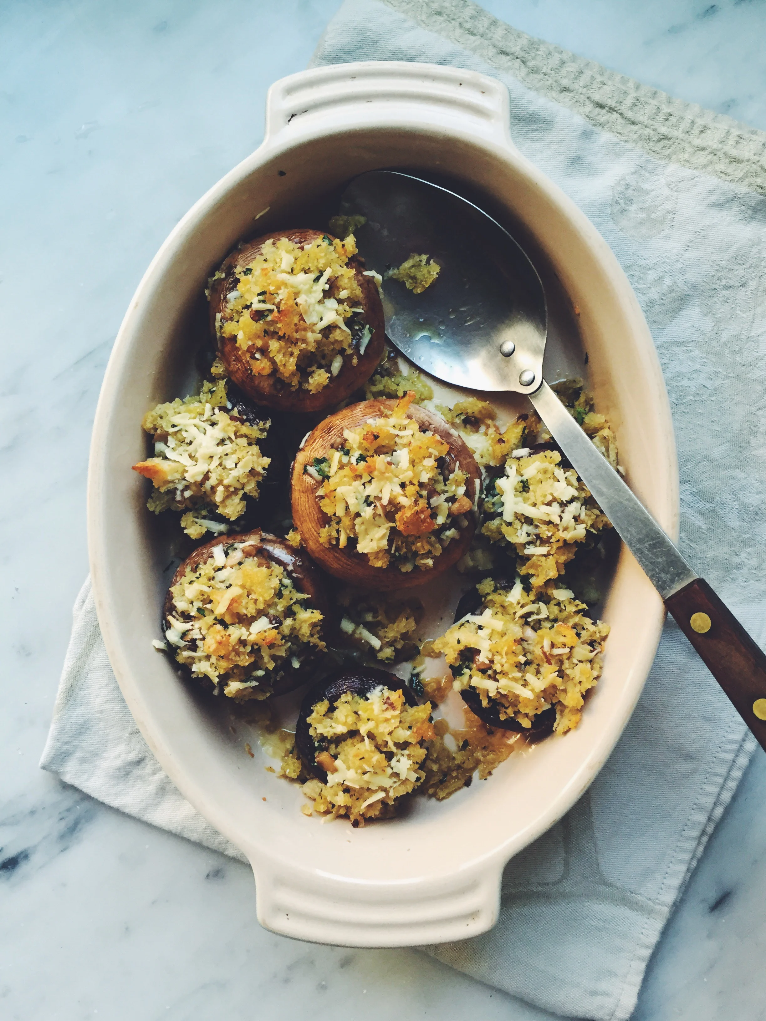 Funghi Ripieni {Stuffed Mushrooms}