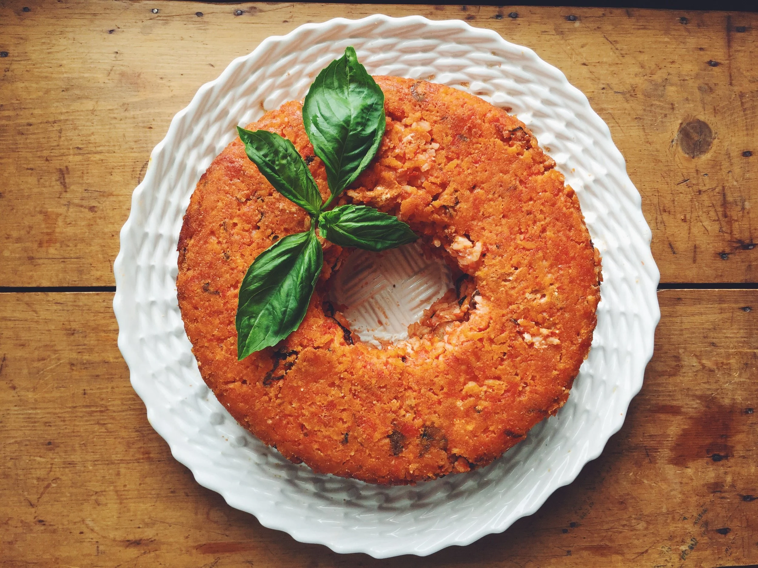 Rice and Eggplant Timballo