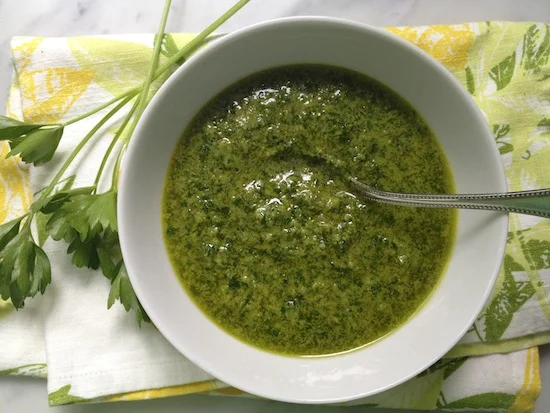 Seared Scallops with Salsa Verde