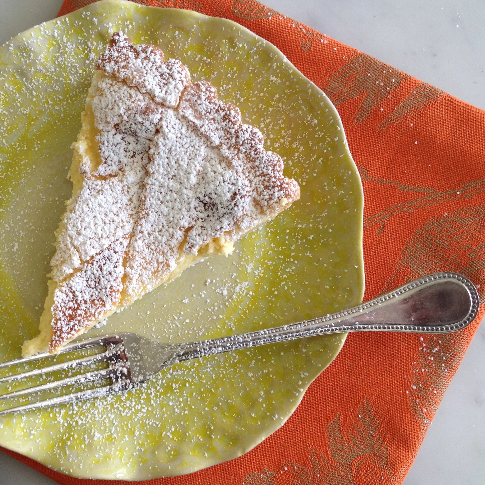 Lemon-Ricotta Crostata with Mascarpone