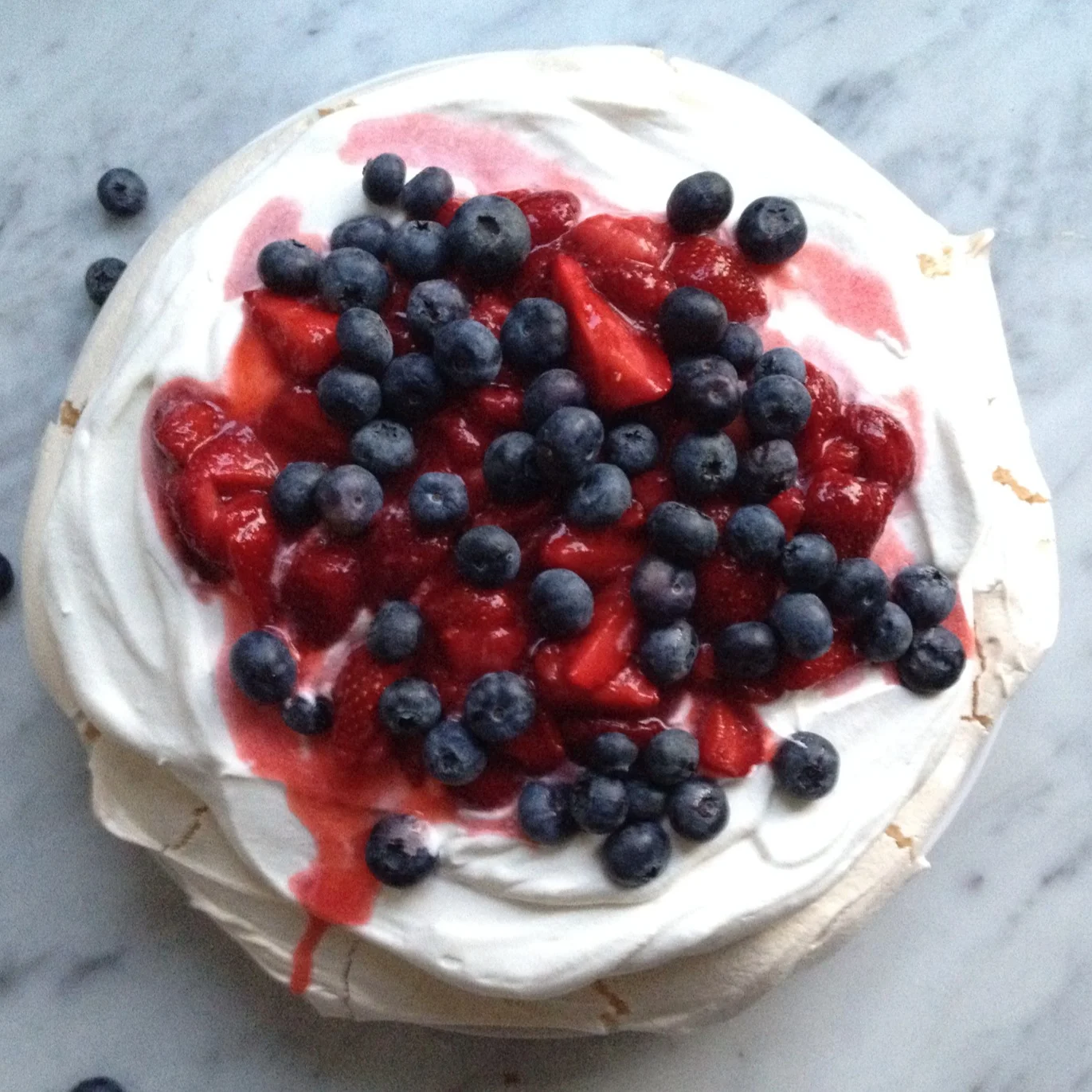 Summer Fruit Pavlova