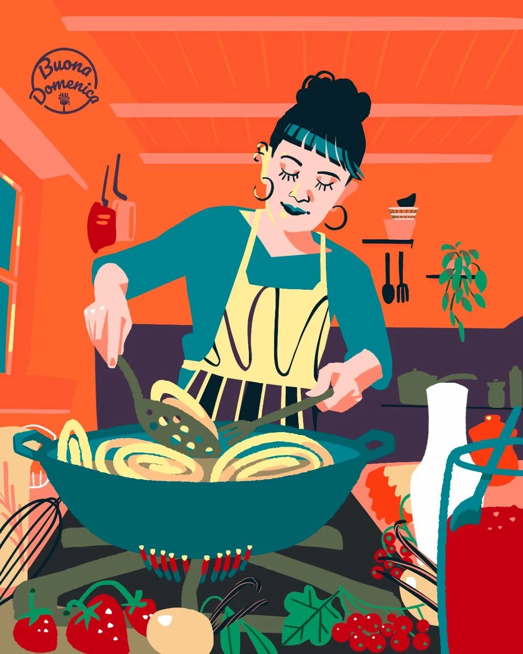 Frittering Away February ❄️
In this week&rsquo;s Buona Domenica, STRAUBEN ~ Alto Adige&rsquo;s grappa-spiked version of the funnel cake. Plus, why frying in February feels so satisfying 💫
.
ART by @daniela.bracc 🙌
.
https://buonadomenica.substack.c