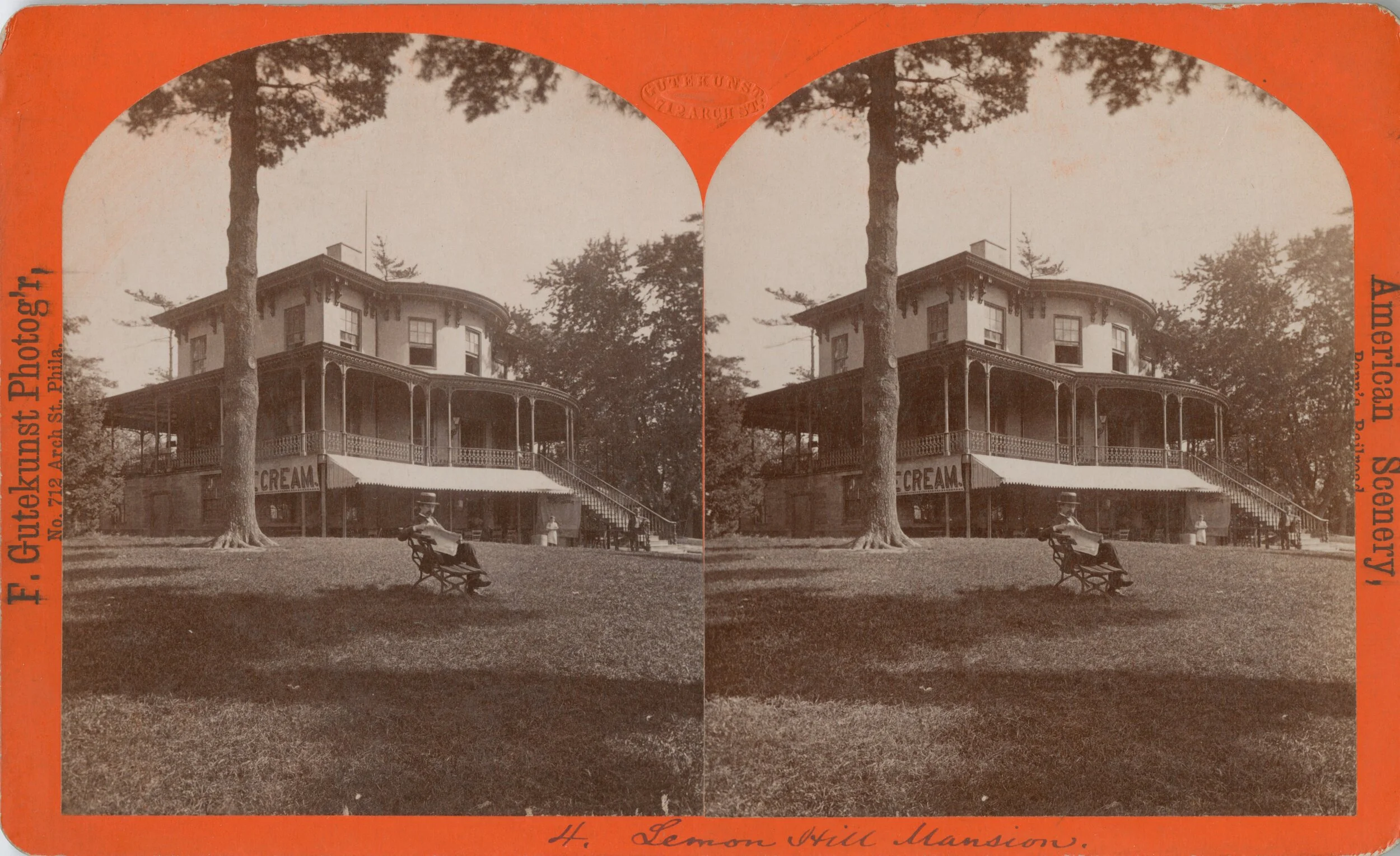  Lemon Hill Mansion served as a restaurant year-round and sold ice cream during the summers. Photo courtesy Philadelphia Parks &amp; Recreation 