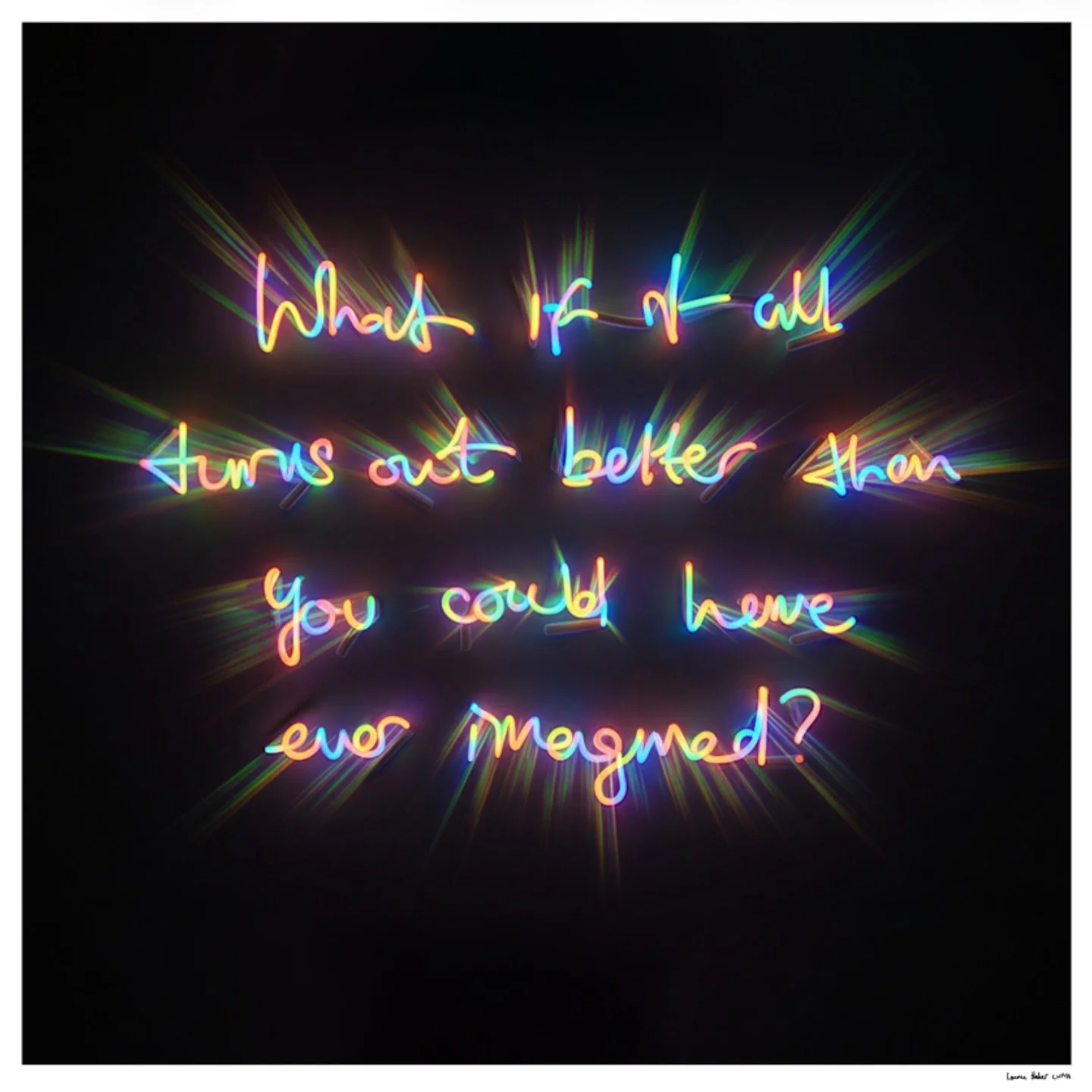 PRE-ORDER! WHAT IF&hellip; 🌈 by Lauren Baker
New print editions available for pre-order on our gallery for release 13/11 at 12:00pm GMT

Gone Rogue have 2 sold out A/P (Diamond Dust) Editions available through us on our gallery site | DM to enquire
