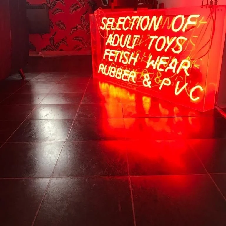 We have this vintage soho neon sign for sale. One of a kind and authentic soho original. DM for more details.