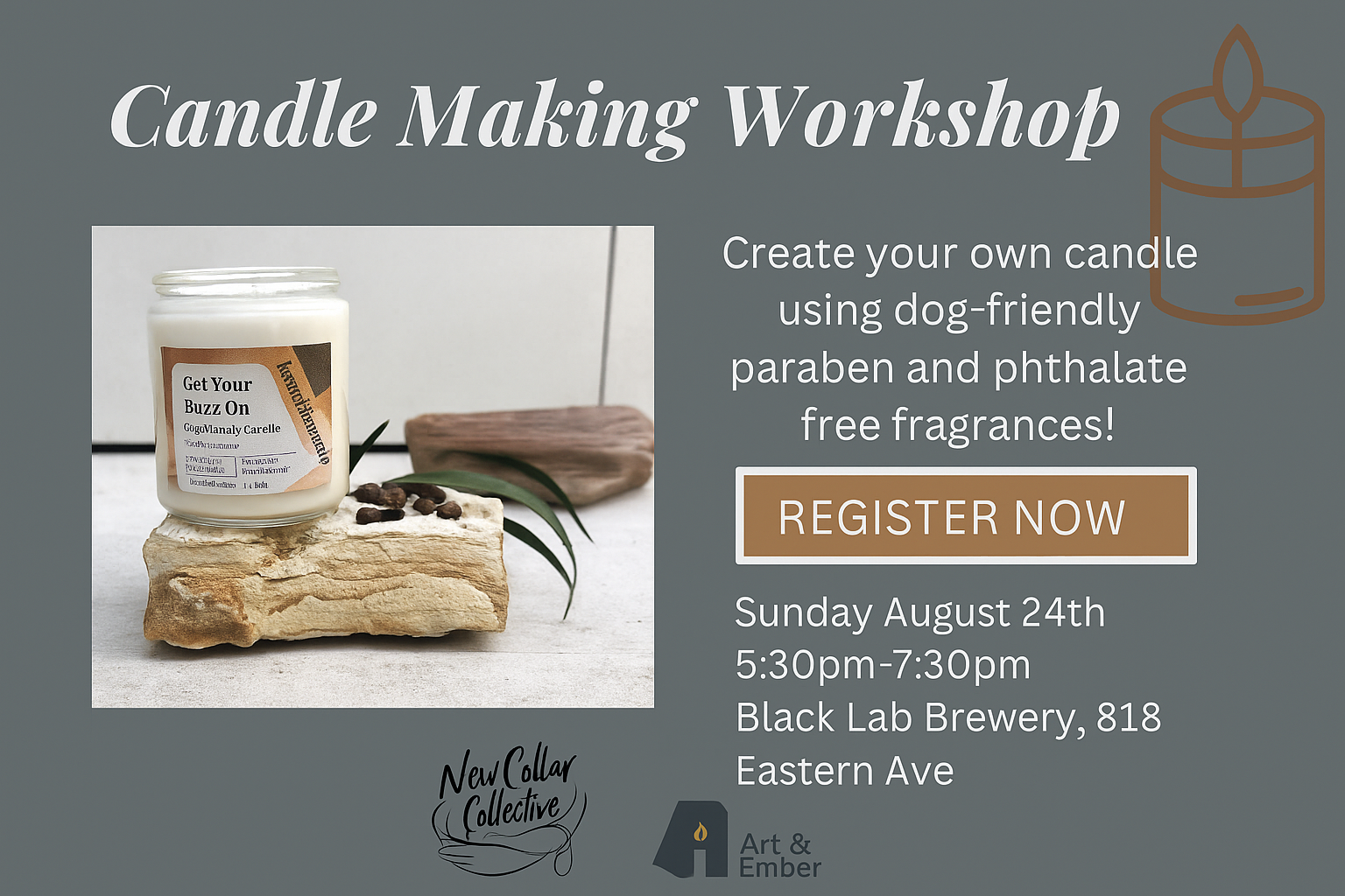 Candle-Making Workshop with Art & Ember