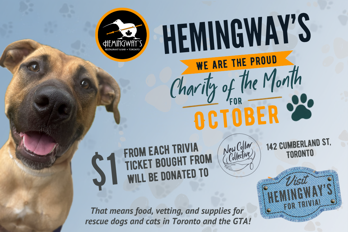 Hemingway's Charity Trivia