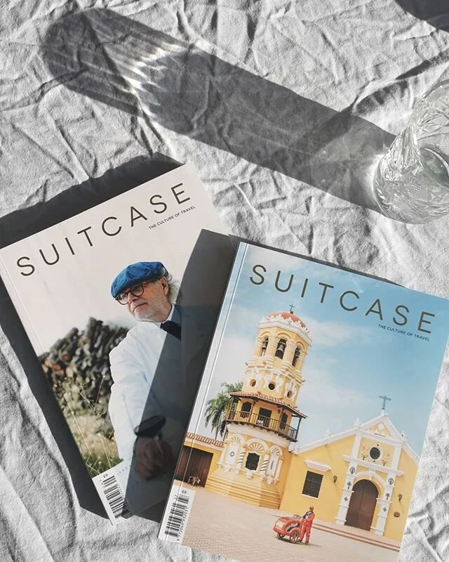 What a way to brighten up Monday. Two issues of @suitcase just landed in my post box. Never needed a slice of escapism more than now! #suitcasemag