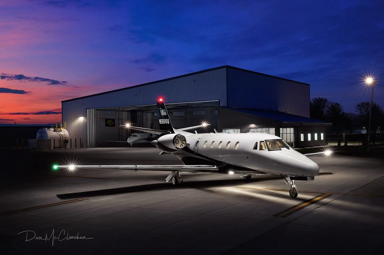 My latest light paintings, captured at the Ames municipal airport! This plane is the roommate to the plane I photographed last year inside the hanger. This time we photographed outside for a different vantage point, but you can see the other plane in