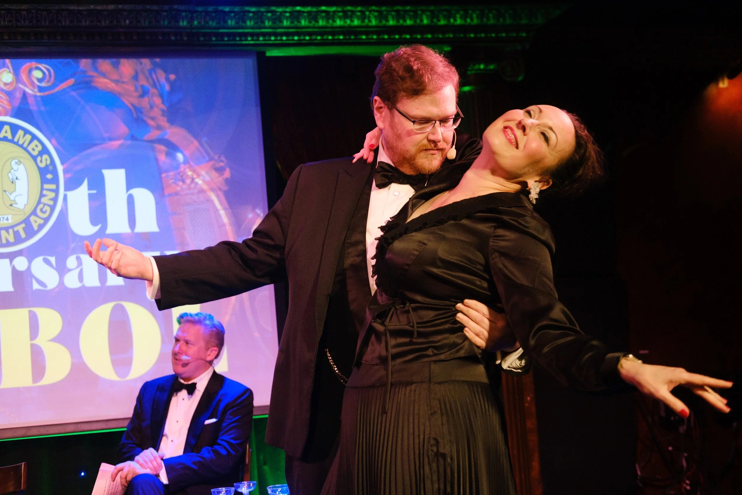 Performing in the Gambol, Quick Dance, with Luke Reynolds