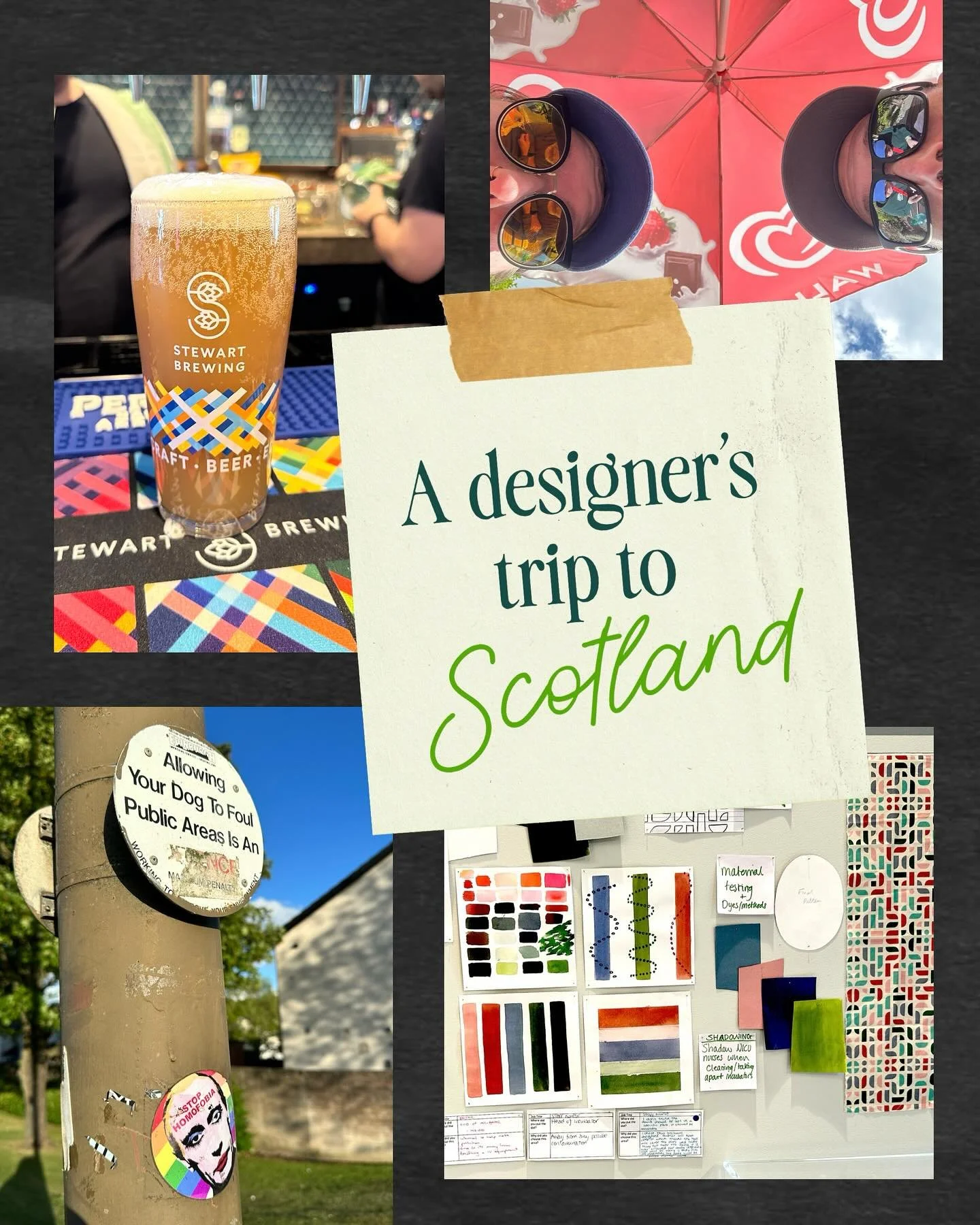 Let me tell you, Scotland is a feast for the eyes (and soul). Obviously the rolling landscape, unbelievable sunsets, and adorable sheeps 🐑 are top notch, but the design is right up there too. 

V&amp;A Dundee was cool and all but what really got me 